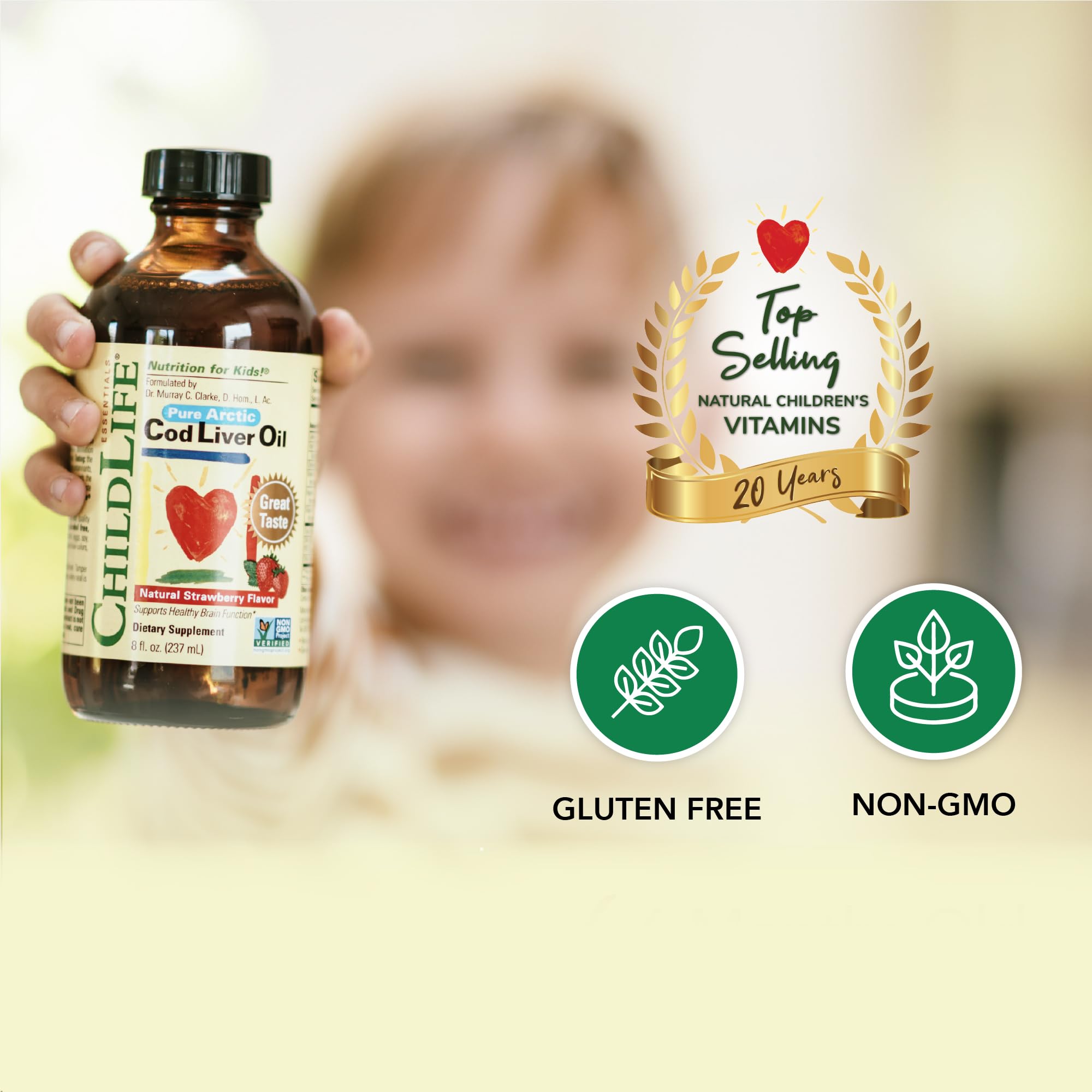 Saveur fraise CHILDLIFE ESSENTIALS pour rendre le dosage agréable