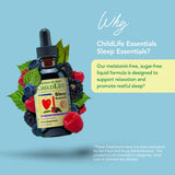 Saveur fruits rouges Sleep Essential, plaisir naturel pour le rituel du soir.