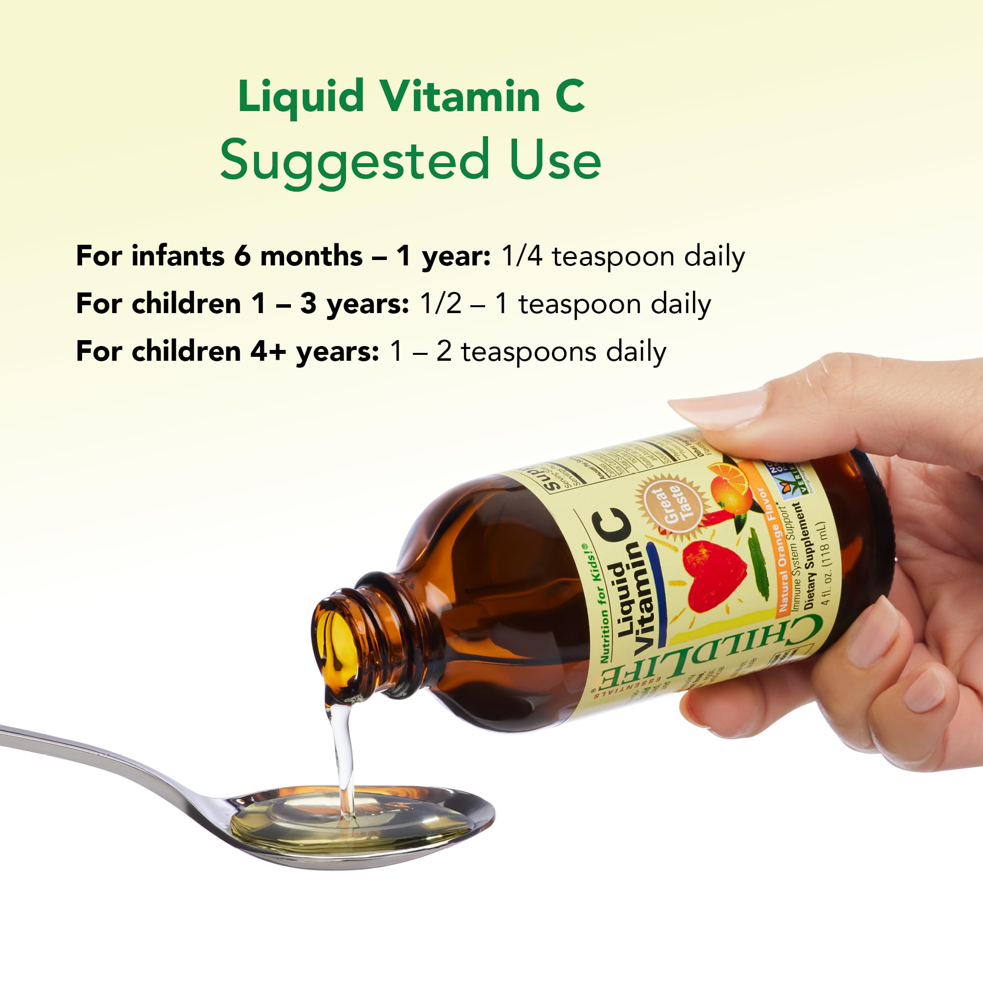 CHILDLIFE ESSENTIALS Vitamine C liquide – rituel sain pour les enfants