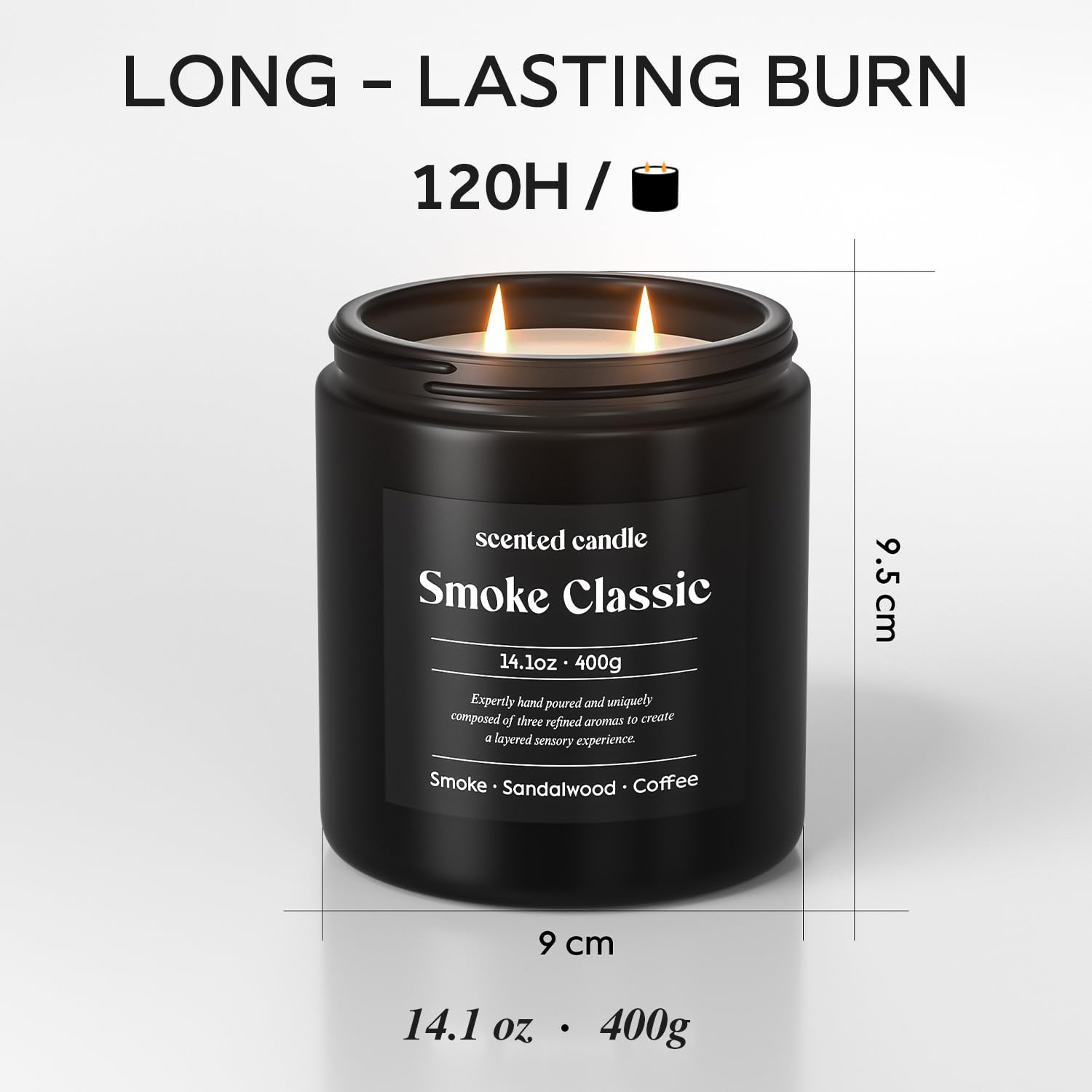 CHILLFLAME Bougie café pour créer une atmosphère conviviale