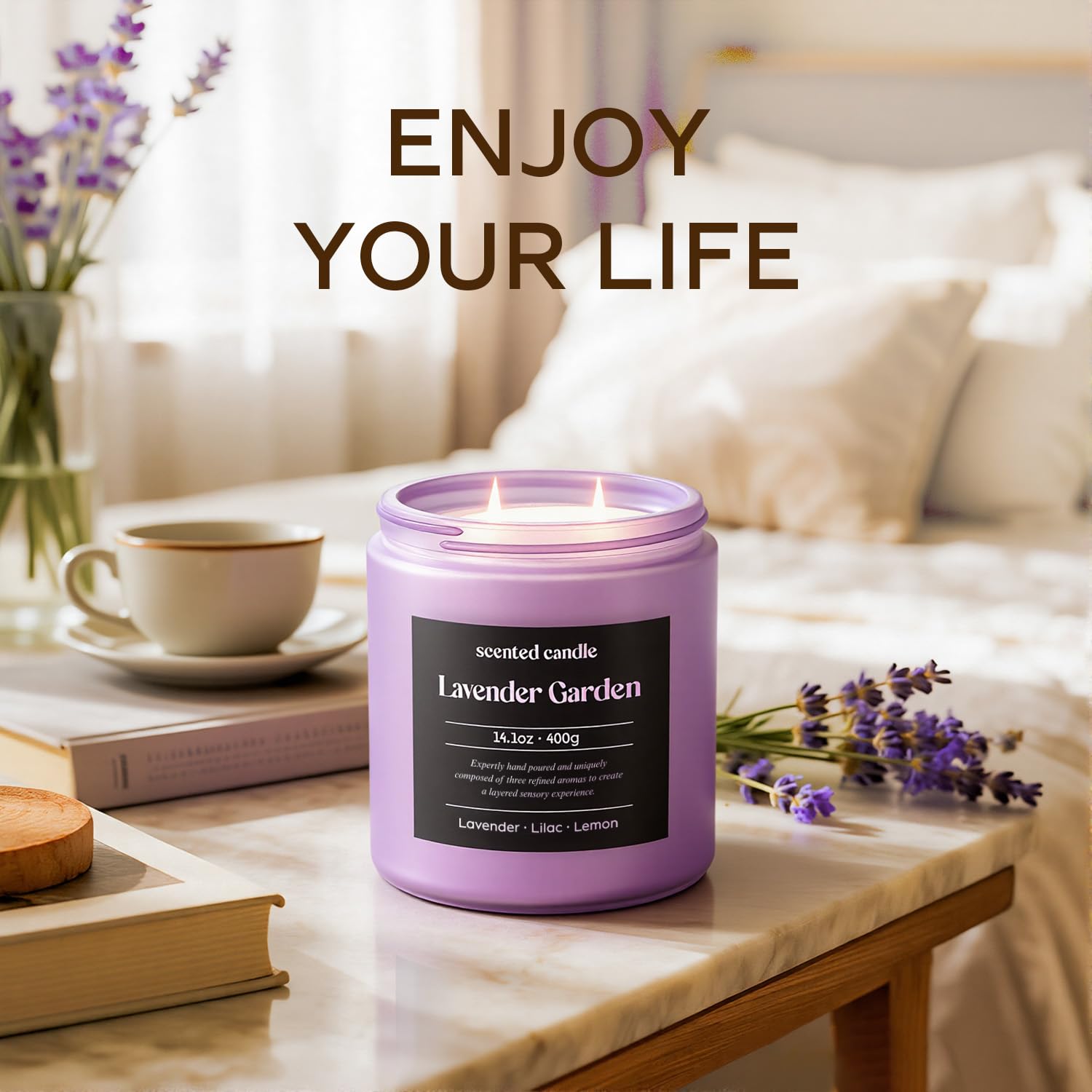 Utilisation quotidienne CHILLFLAME Lavande pour aromathérapie légère.