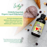 CHILDLIFE ESSENTIALS Etiquette Sureau Bio — produit certifié biologique et sain