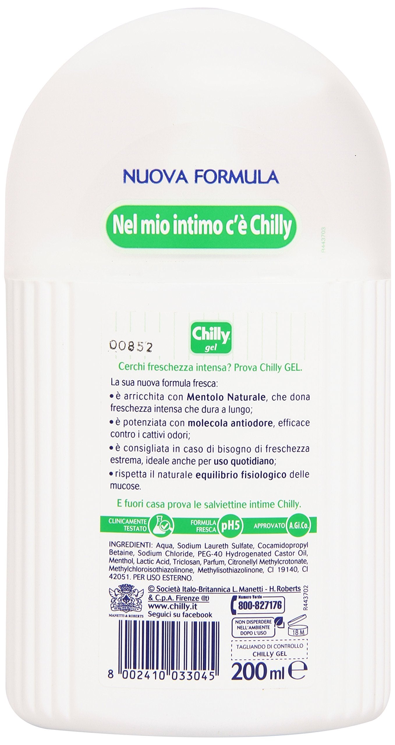 Chilly Gel intime, pack de 2, pratique au quotidien pour la propreté.