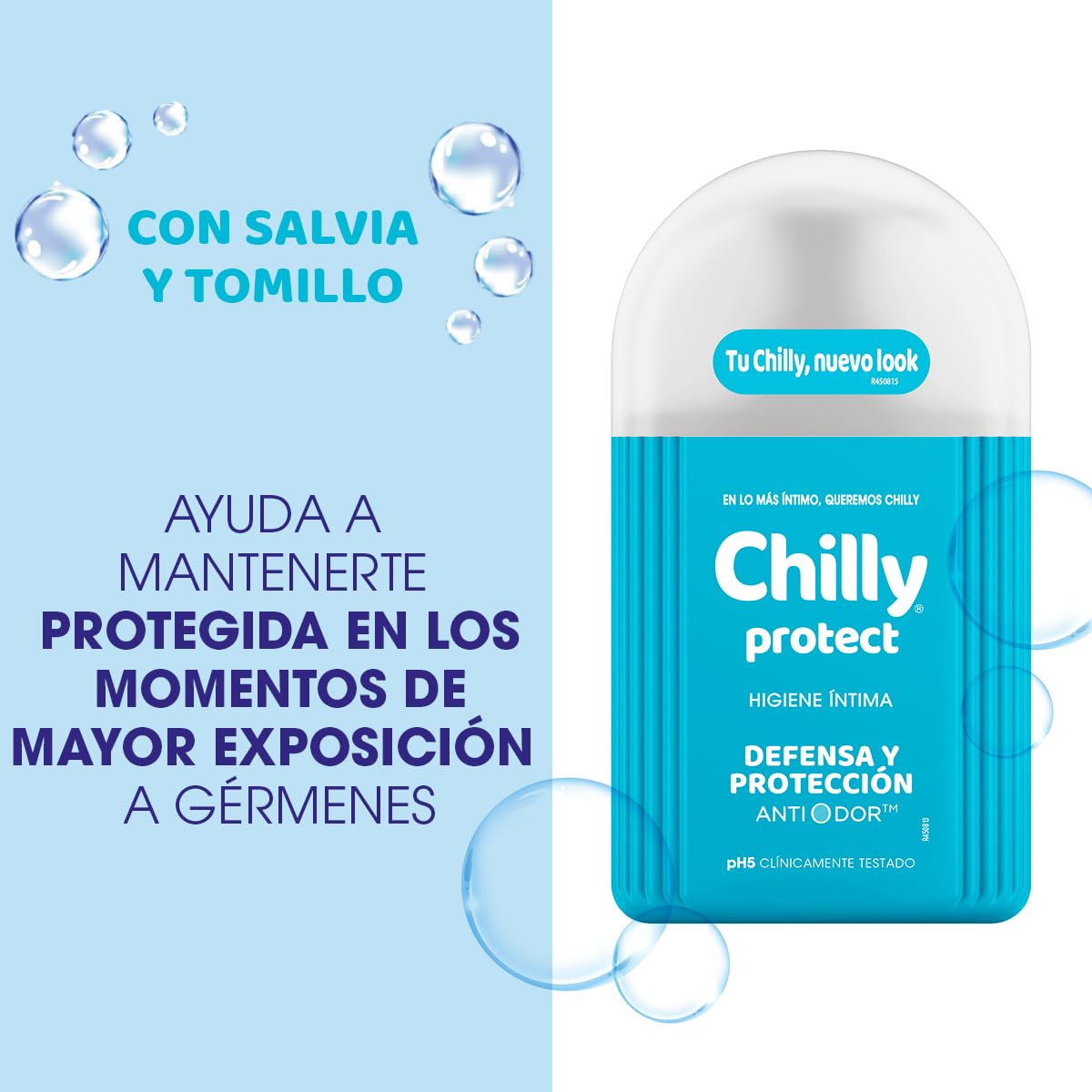 Chilly Protect: emballage clair et pratique pour le rangement et l’utilisation quotidienne.