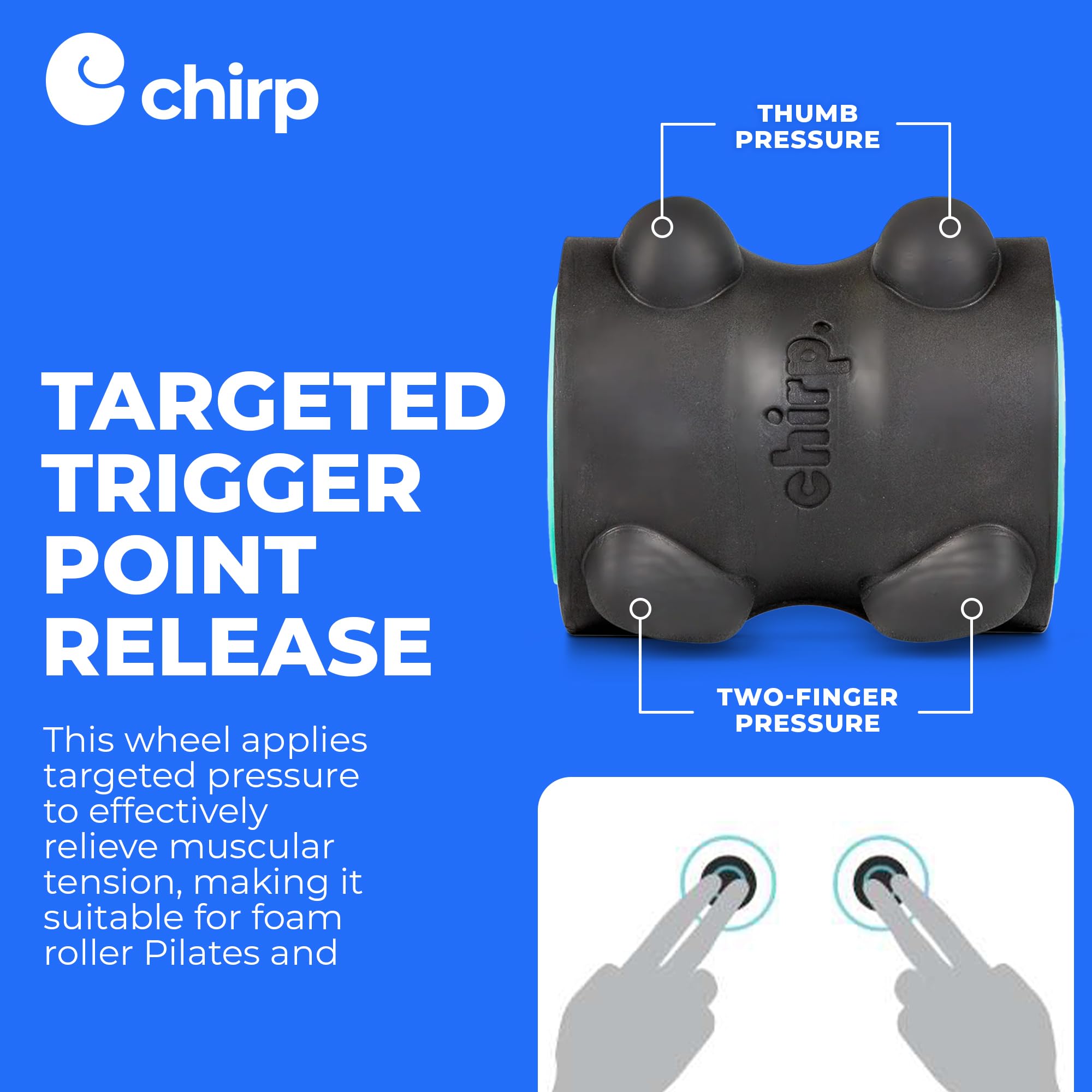 Chirp Wheel XR massage le corps entier à domicile pour la récupération.