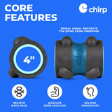 Chirp Wheel XR surface haute densité offrant un confort durable.