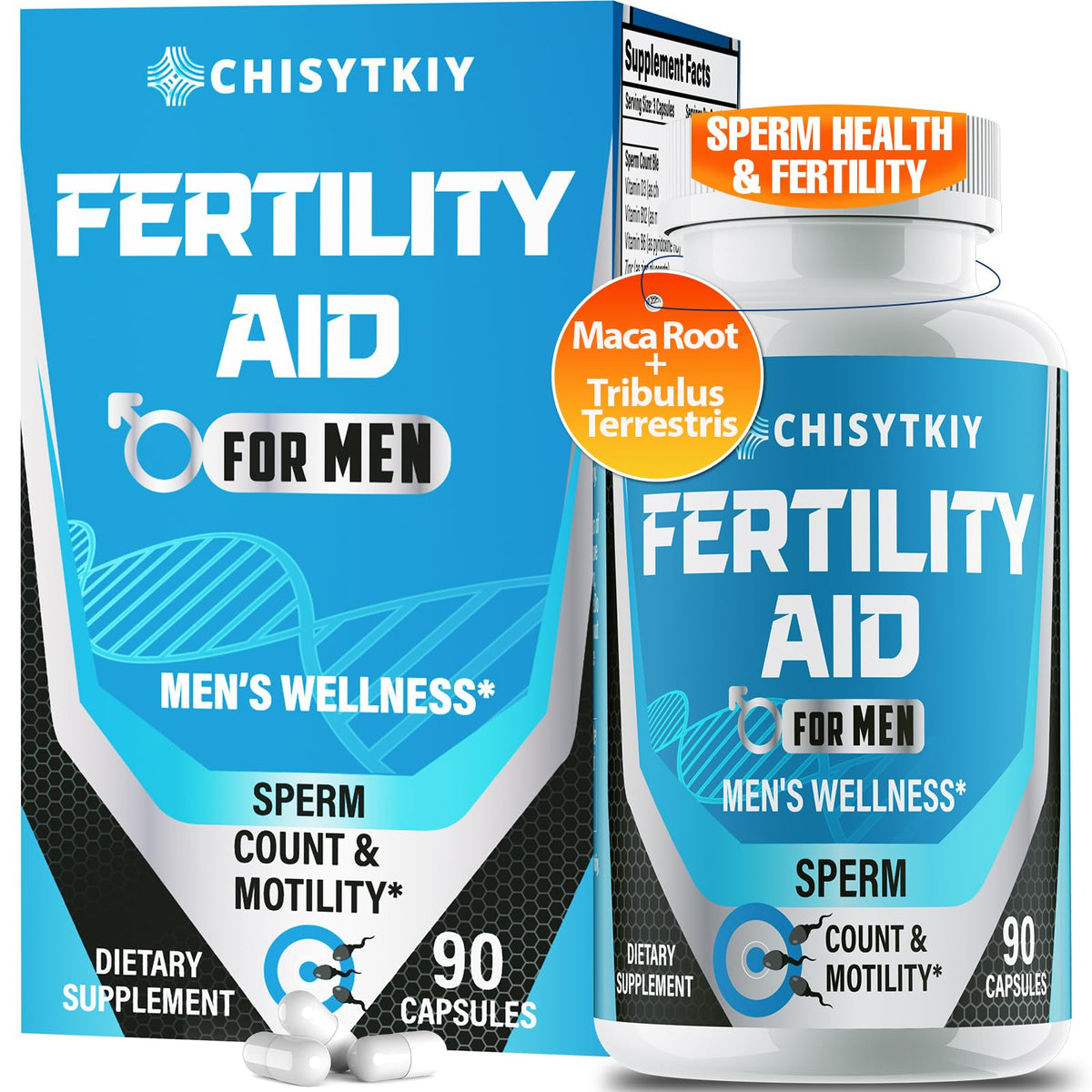 Chisytkiy – bouteille fertilite masculine, formulation avancée pour soutenir le bien-être reproductif.