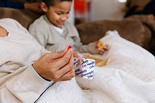 Pastilles Chloraseptic adaptées adultes et enfants 6 ans et plus.