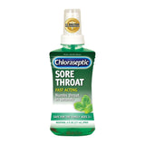 Spray gorge Chloraseptic Menthol — bouteille prête à soulager temporairement les irritations.
