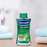Spray gorge Chloraseptic Menthol — pulvérisateur pour une application ciblée et rapide.