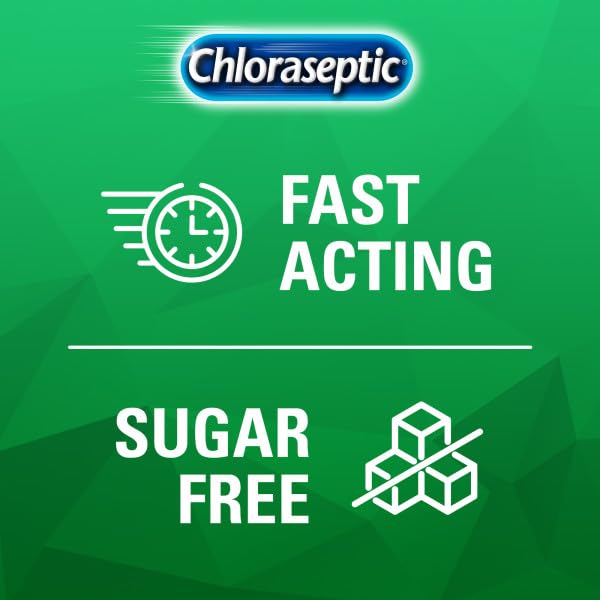 Chloraseptic spray-douleur gorge menthe, action locale efficace.