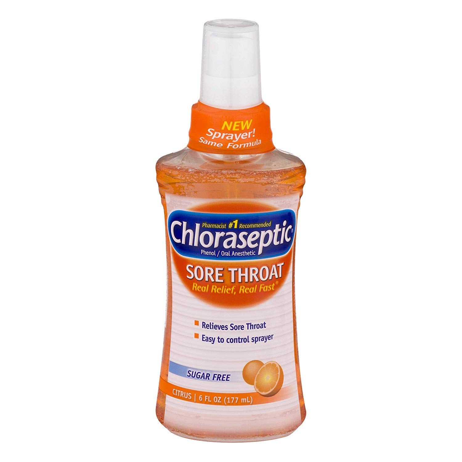 Chloraseptic Spray Gorge agrume, soulage rapidement l'irritation passagère