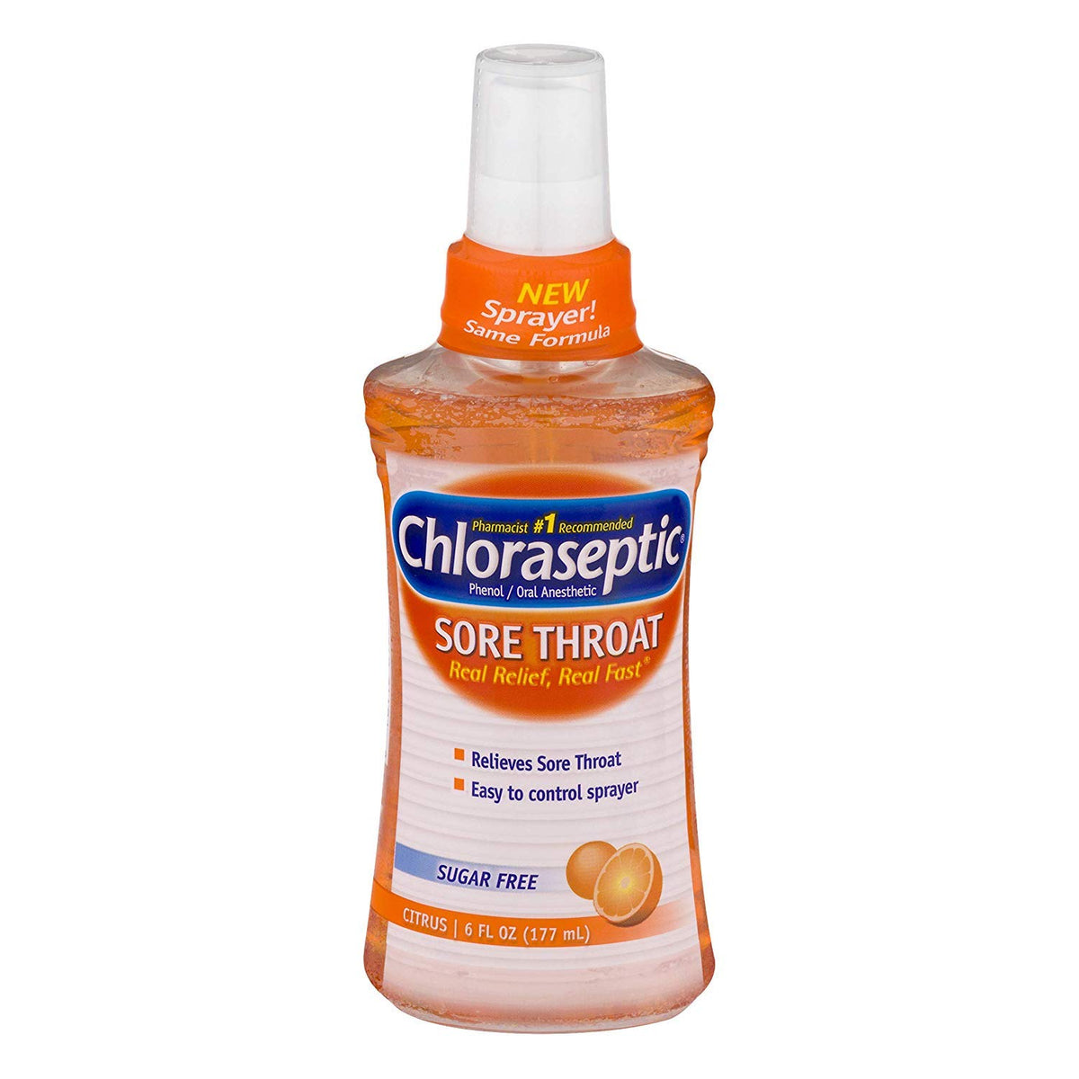 Chloraseptic Spray Gorge agrume, soulage rapidement l'irritation passagère