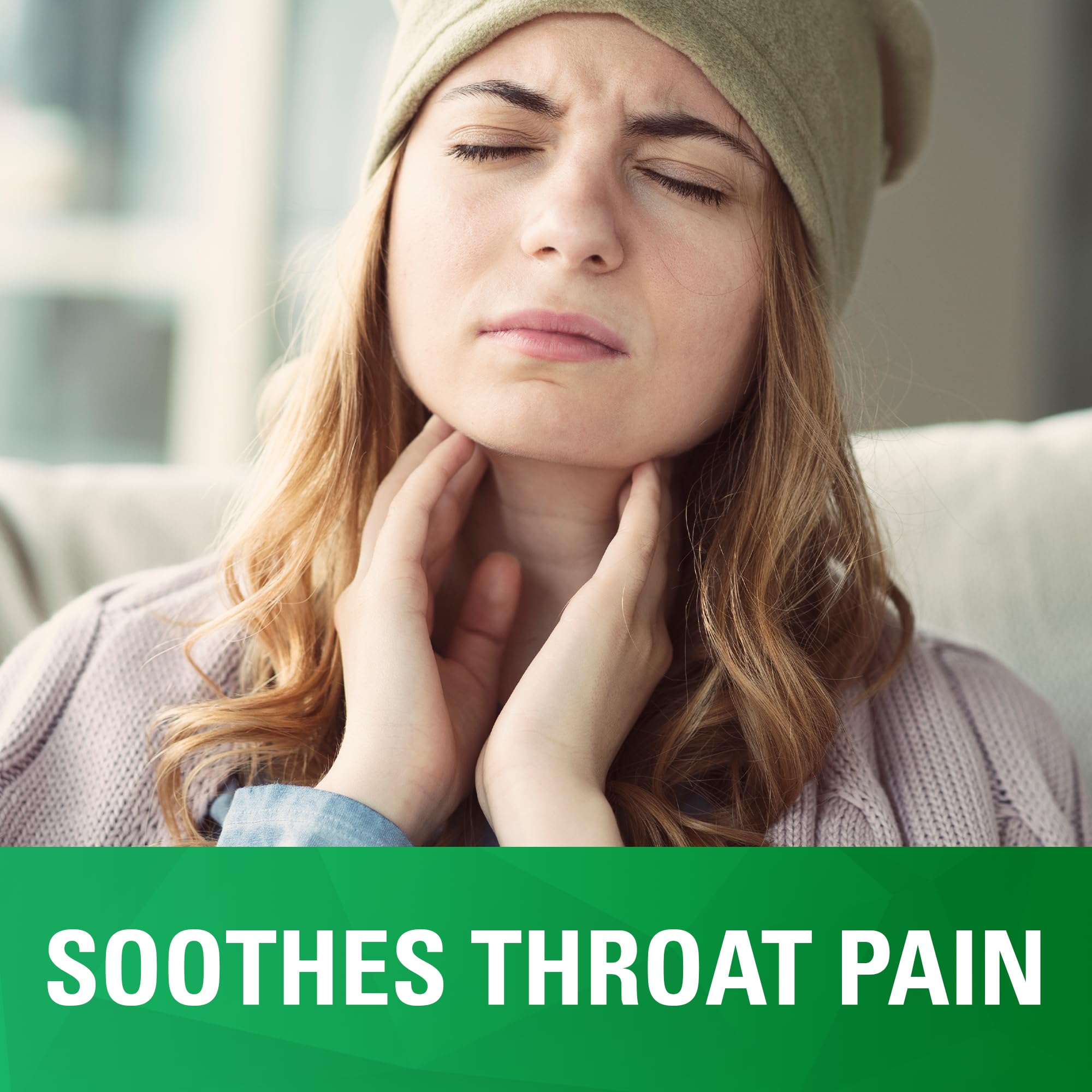 Chloraseptic Spray Menthol, goût rafraîchissant et relief ciblé.