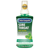 Chloraseptic Spray soulagement rapide de la gorge à domicile.