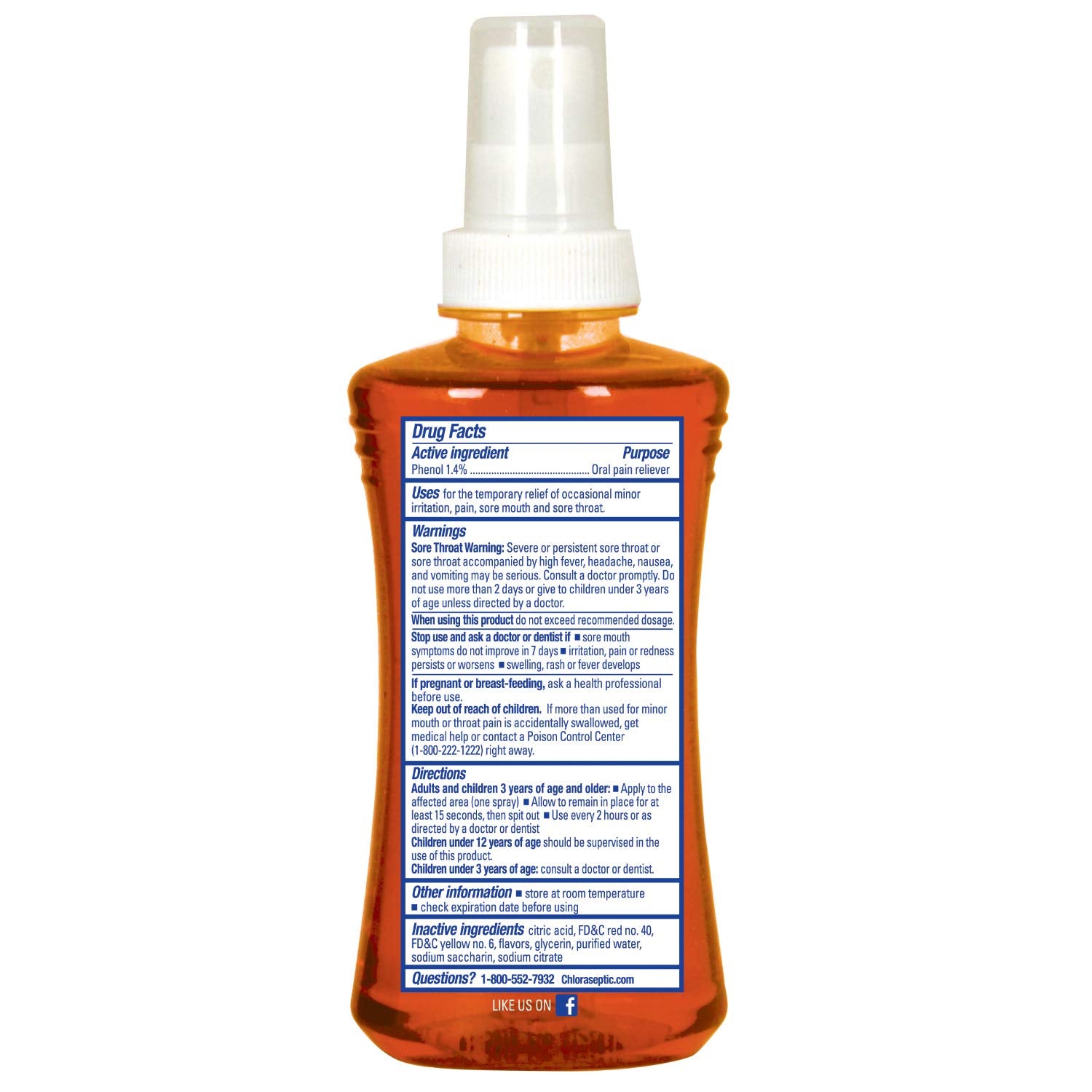 Chloraseptic utilisation quotidienne citron – apaise temporairement l'irritation de gorge