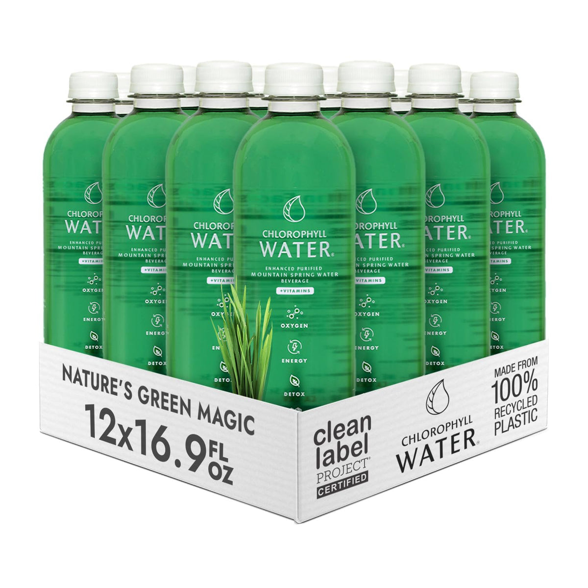 Chlorophyll Water – bouteille purifiée et hydratation fiable.
