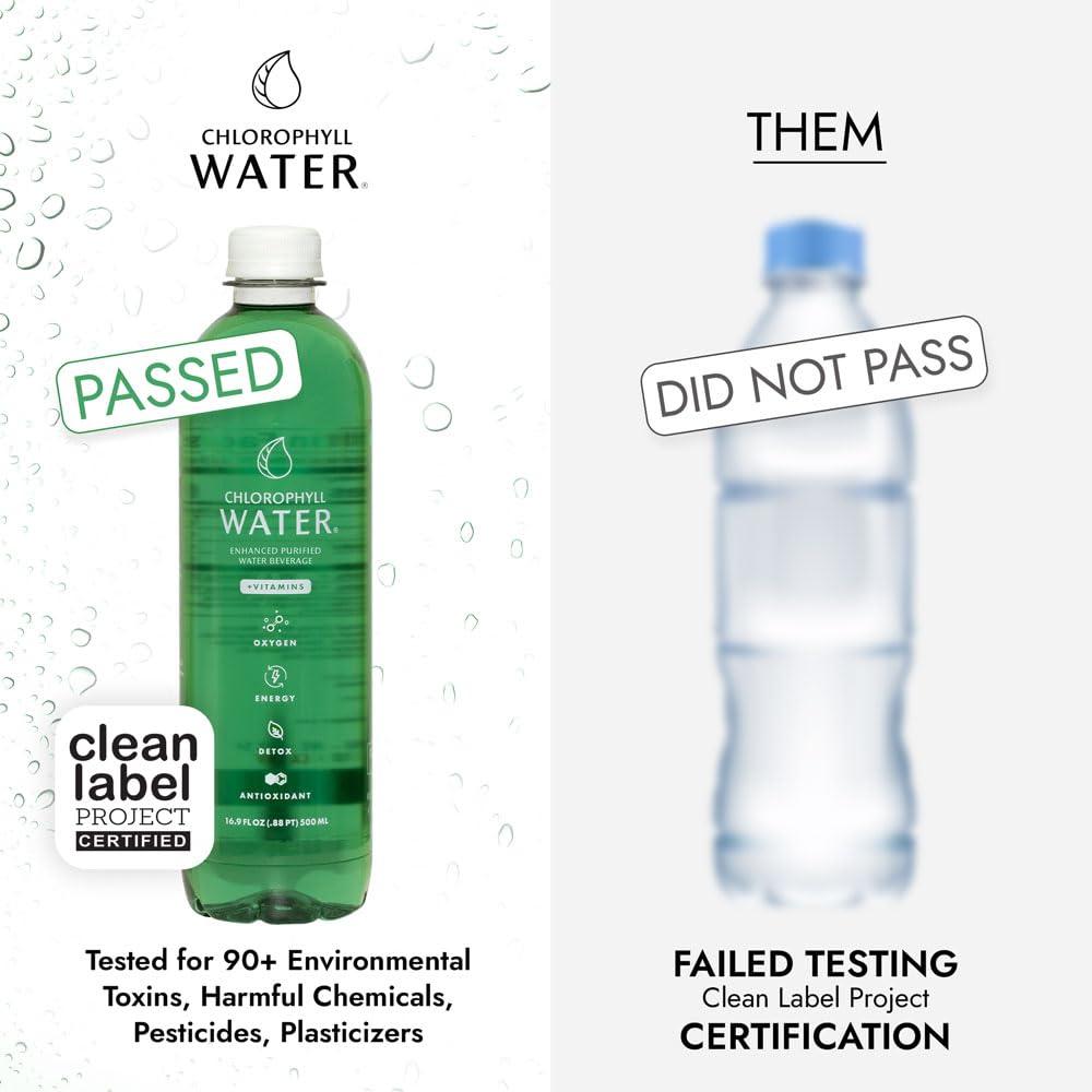 Chlorophyll Water detox quotidien et hydratation.
