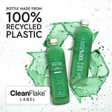 Chlorophyll Water – emballage durable en plastique recyclé et design pensé recyclage.