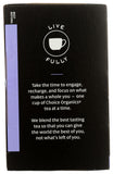 Choice Organic Teas bergamote-arôme, mélange équilibré pour une pause réconfortante.