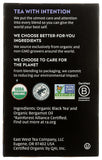 Choice Organic Teas emballage recyclable, thé biologique et respectueux de la planète.