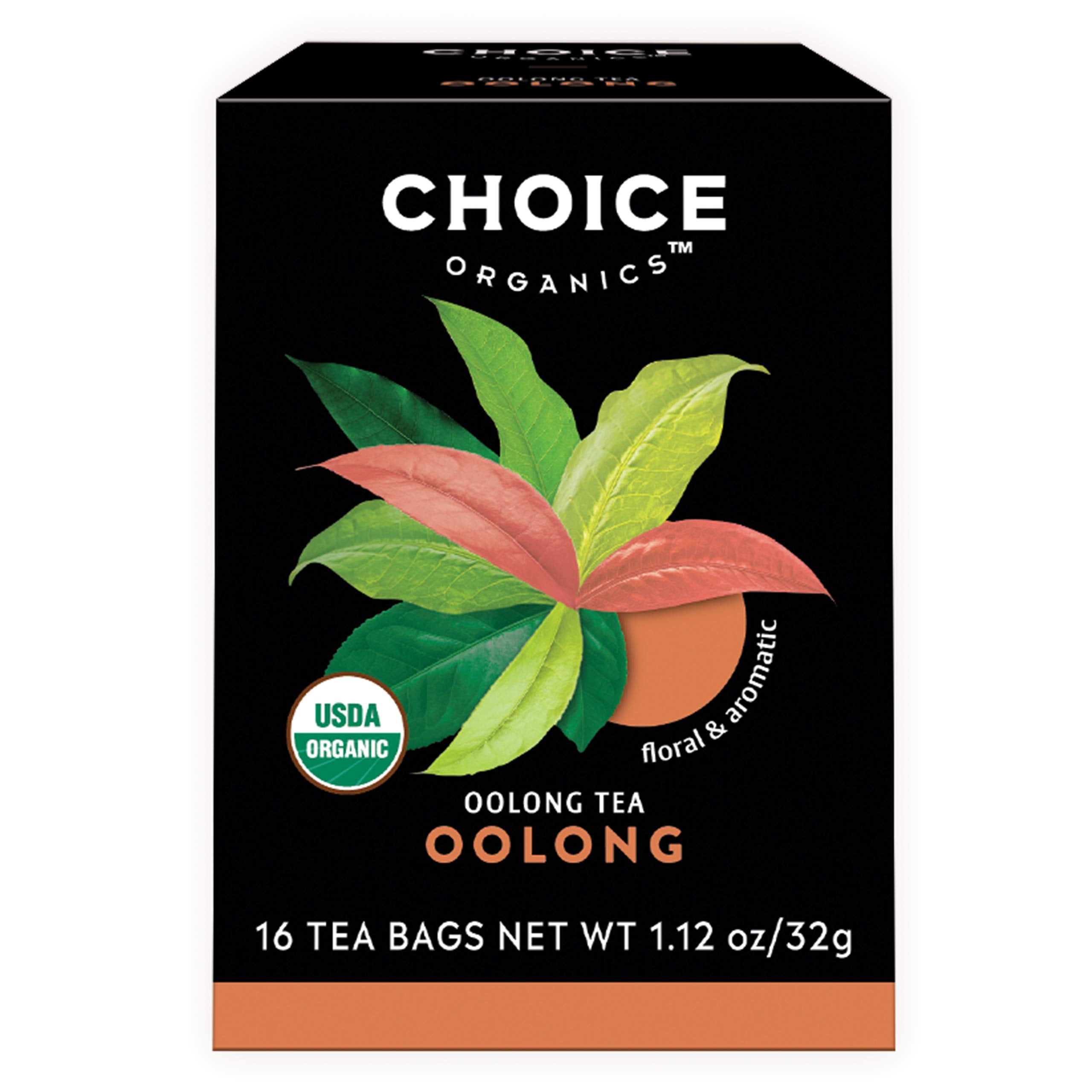 Choice Organic Teas Oolong : sachet compostable pour infusion pratique