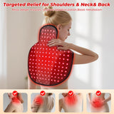 Cholas bandeau lumière rouge sur le cou pour détendre les muscles.