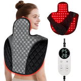 Cholas bandeau lumière rouge sur l'épaule pour une relaxation ciblée.