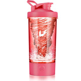Cholas Bouteille Mélangeuse électrique, rose, 24oz, mélange rapide pour protéines.