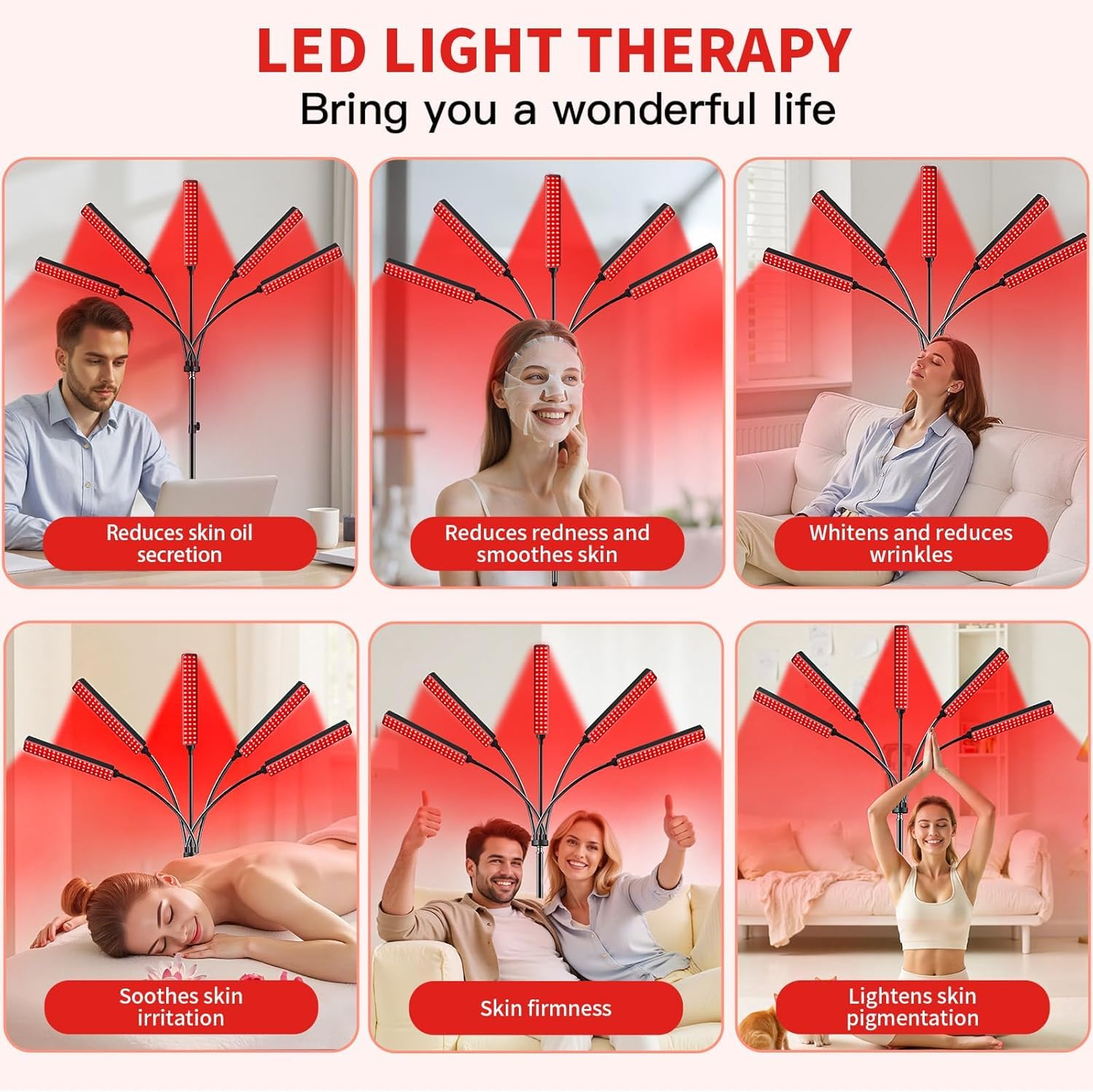 Support pied pour une séance stable avec la luminothérapie Cholas.