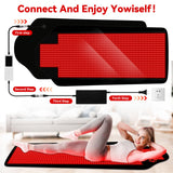 Cholas Mat grand format 74 x 33,5 pouces, couverture corporelle complète.