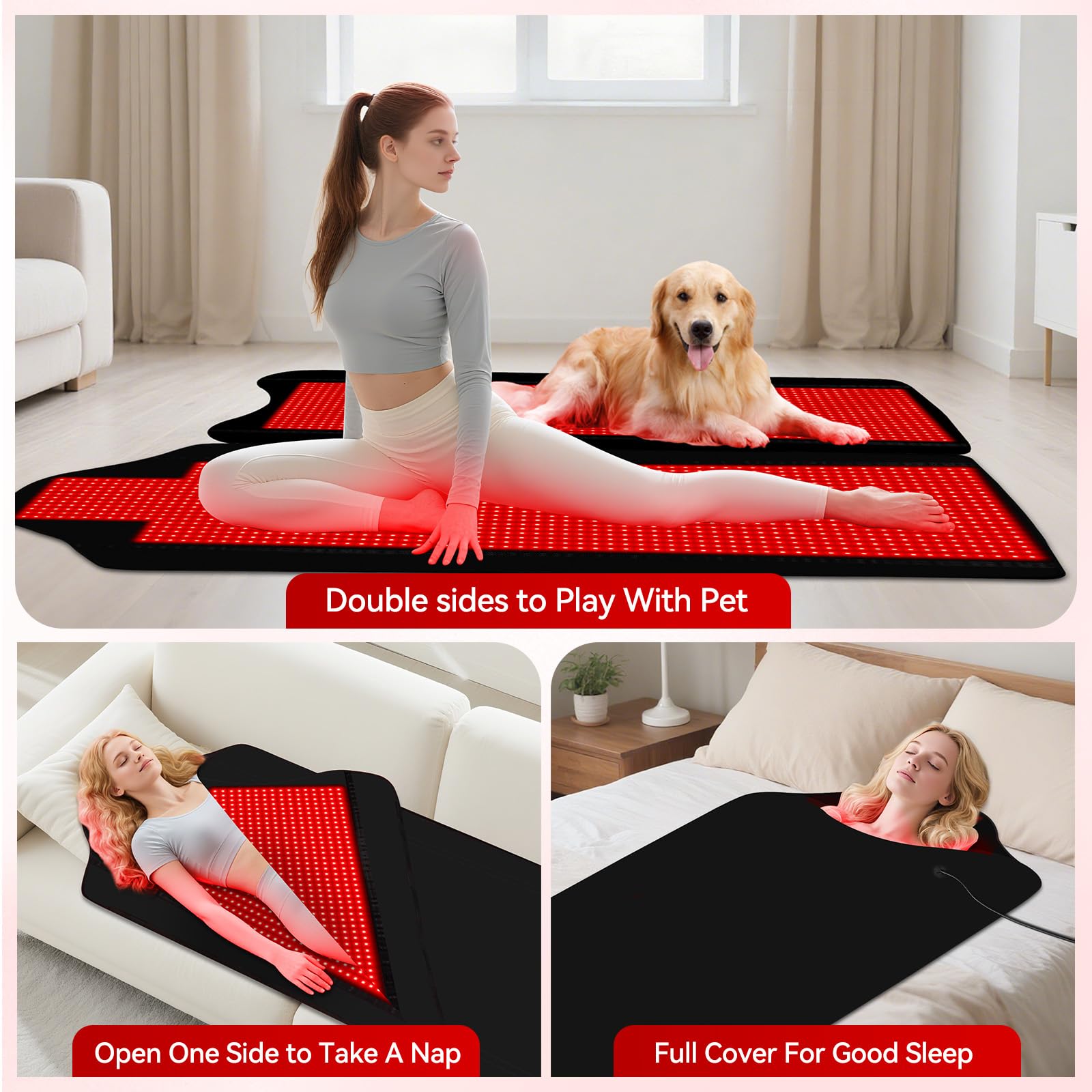 Cholas design premium: tapis de thérapie lumineuse de haute qualité.