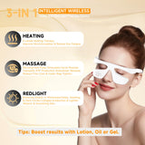 Massage oculaire Choufaly avec microcourant 3D, soulage la fatigue oculaire.