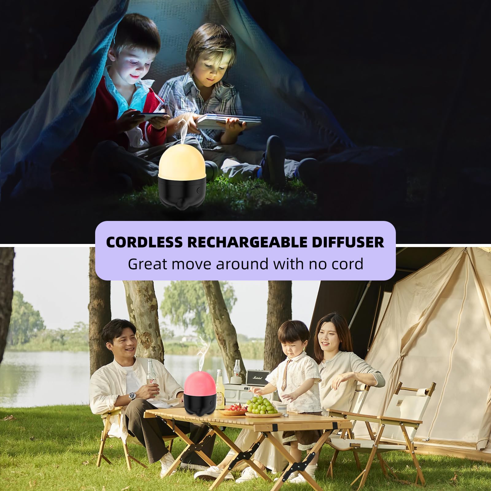 CHOUWEEK diffuseur sans fil idéal pour camping et voyage