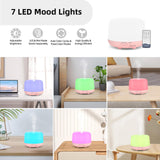 Diffuseur CHOUWEEK avec veilleuse à couleurs peut servir de lumière d’ambiance.