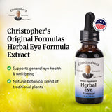Eyebright de Christopher's Original Formulas, ingrédients de qualité pour un rituel quotidien.
