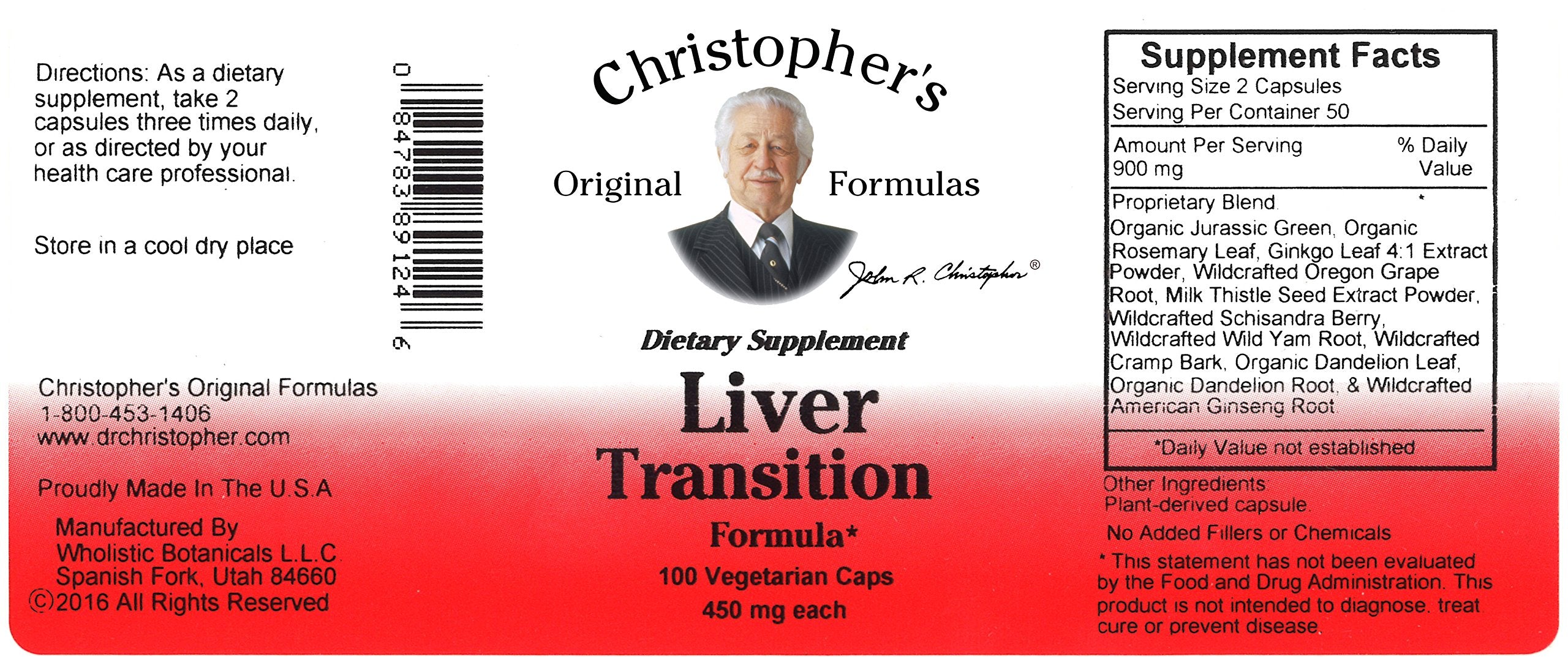 Suggestion d’usage quotidien avec Christopher's Formule Transition Foie.