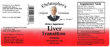Suggestion d’usage quotidien avec Christopher's Formule Transition Foie.