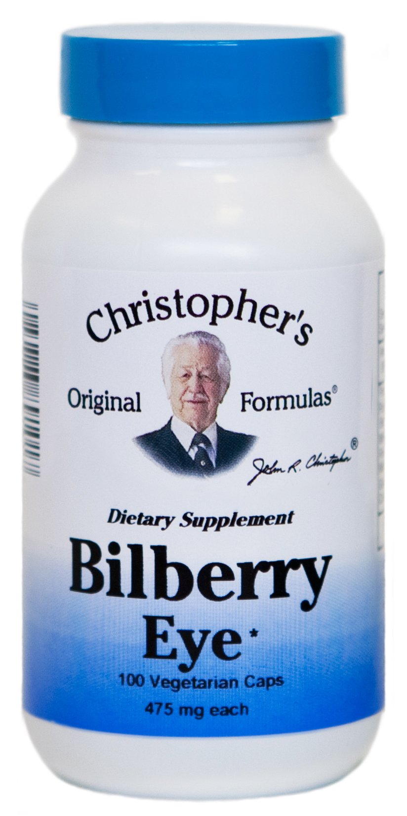 Dr Christopher's Bilberry Eye – bouteille, soutien quotidien de la vision.