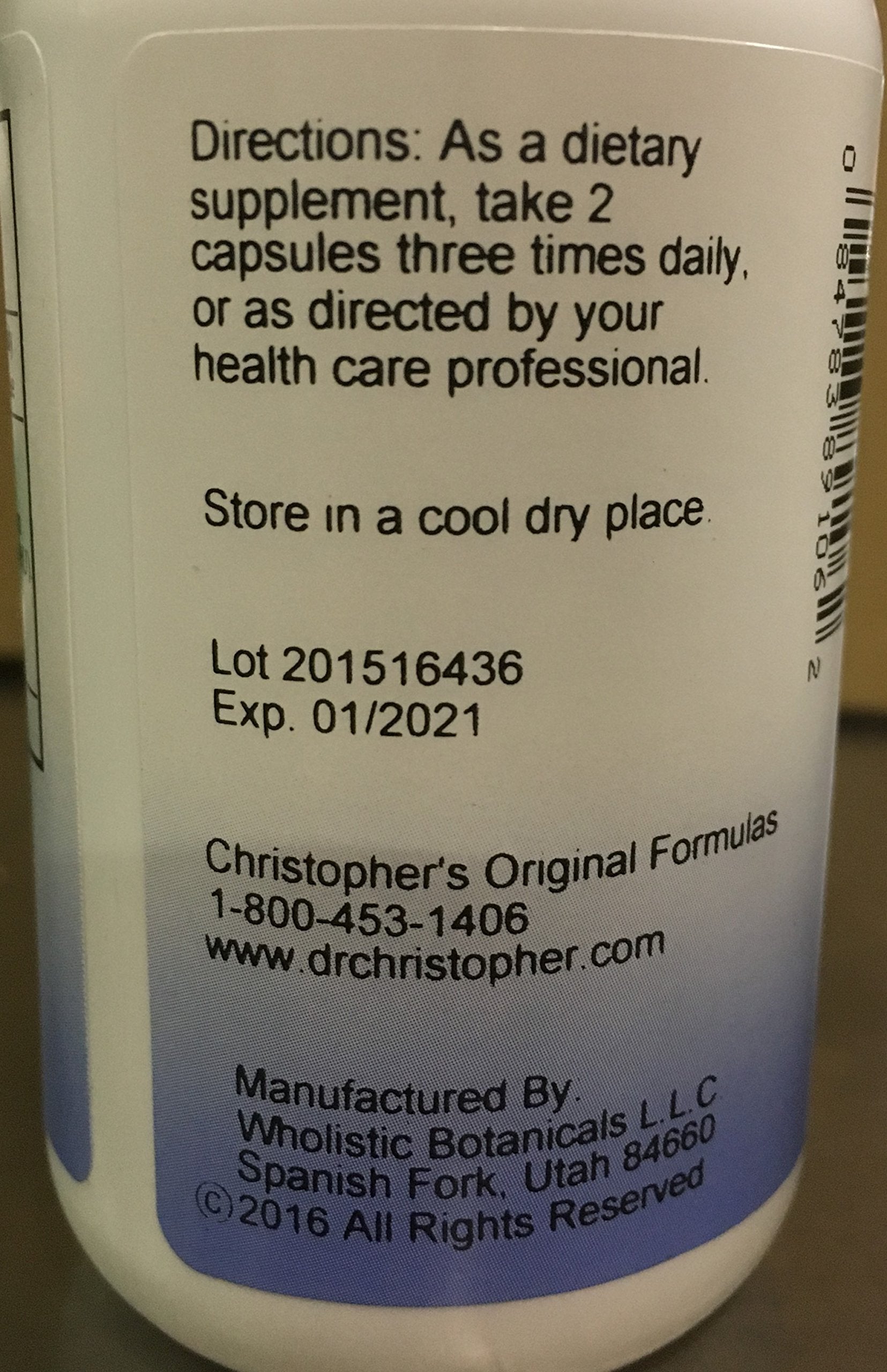Dr Christopher's Bilberry Eye – capsules, routine simple pour la santé visuelle.