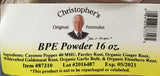 Christopher's Original Formulas BPE utilisation-poudre 16 onces pratique pour intégrer les herbes dans recettes et infusions.