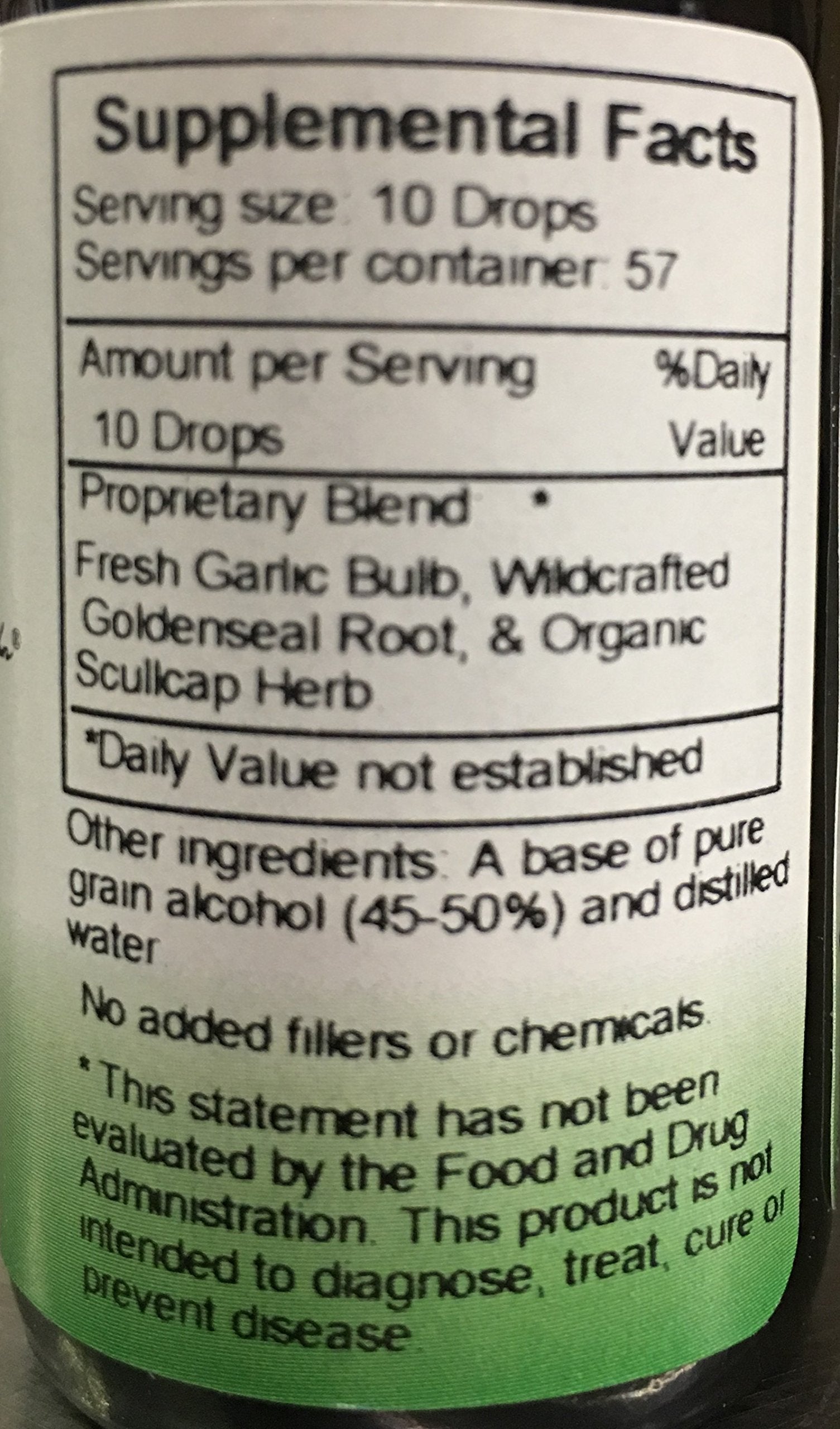 Christopher's Original Formulas CSR Extract — emballage clair et étiquette informative