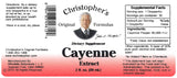 Verre d'eau avec extrait Cayenne Christopher's Original Formulas, intégration simple.