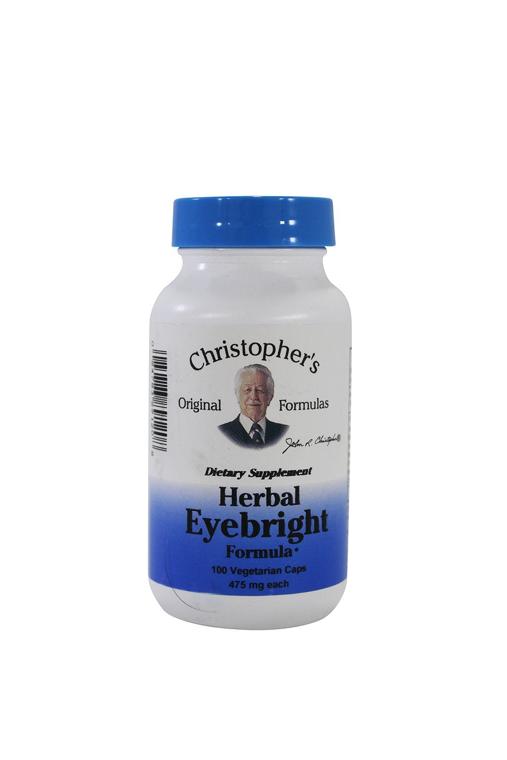 Bouteille de Formule Yeux de Christopher's Original Formulas, soutien naturel pour les yeux.