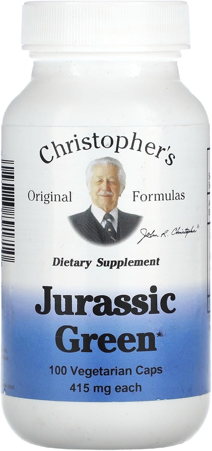 Christopher's Original Formulas Jurassic Green - bouteille, nutriments vivants pour énergie et vitalité
