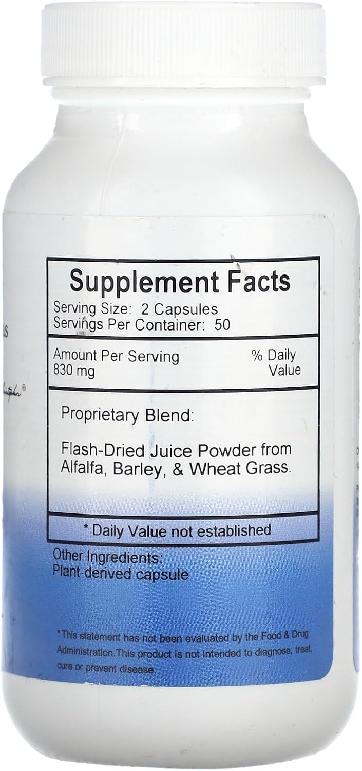 Christopher's Original Formulas Jurassic Green - capsules, source de chlorophylle et soutien digestif potentiel
