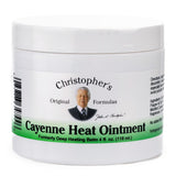 Pommade chauffante Christopher's Original Formulas Cayenne Heat Ointment applique localement pour soulager les muscles.