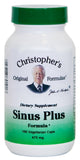 Christopher's Original Formulas Sinus Plus, bouteille de capsules, soutien quotidien du bien-être.