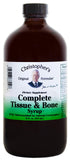 Christopher's Original Formulas Sirop Tissus et Os – bouteille, texture fluide utile en routine bien-être.