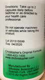 Christopher's Original Formulas Slumber Capsules, rituel nocturne favorisant un sommeil potentiel.